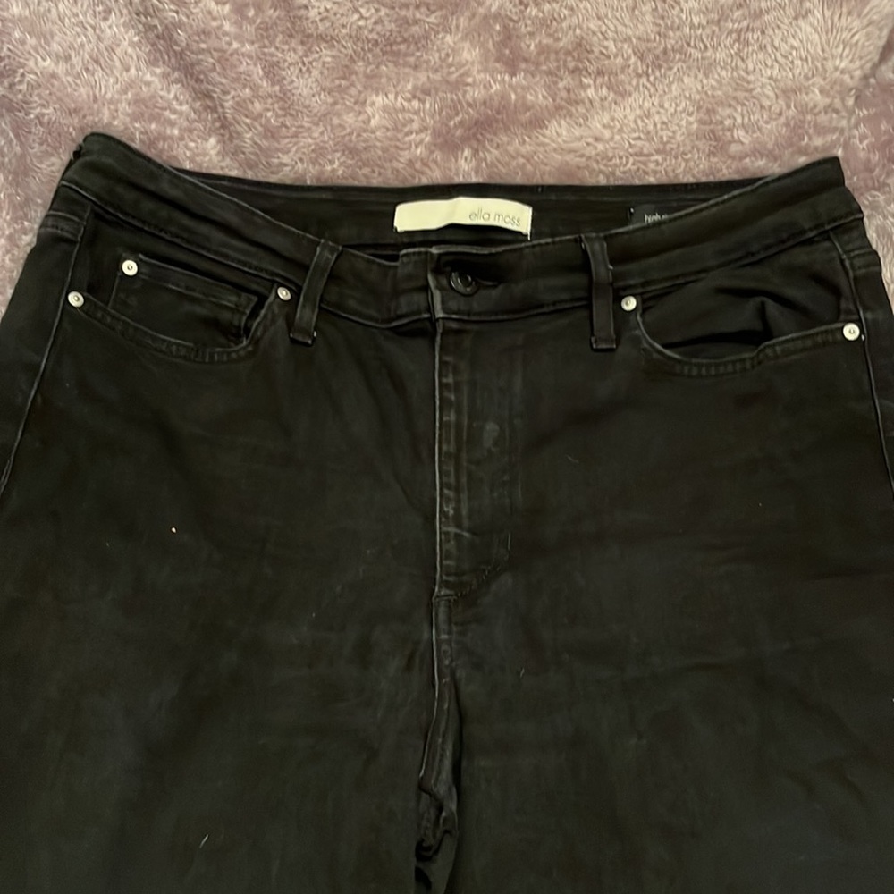 High rise skinny jeans from Ella Moss in black. 31 - Picture 5 of 5